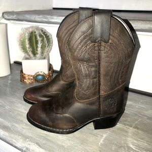 Durango Kids Cowboy Boots Brown Size 9
